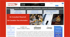Desktop Screenshot of canadianvisainfo.com
