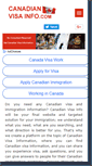 Mobile Screenshot of canadianvisainfo.com